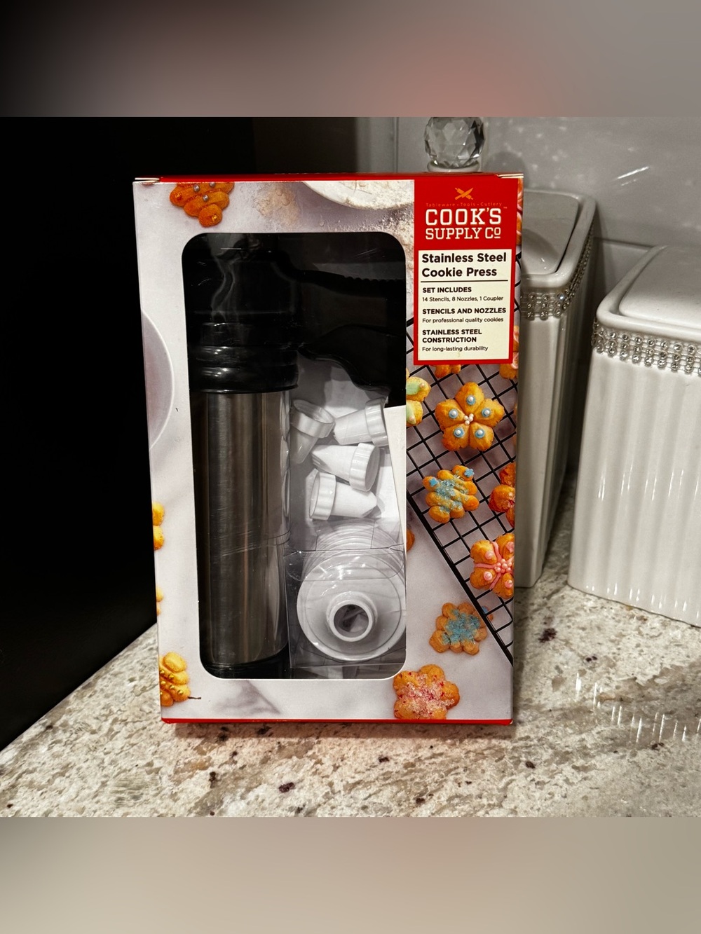 Cook's Supply Co Stainless Steel Cookie Press